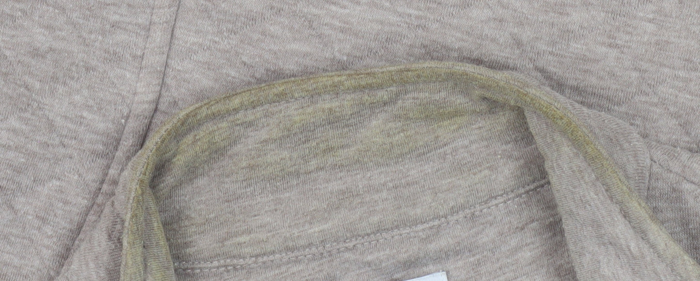 Womens UK Size 10 DASH Beige Gilet