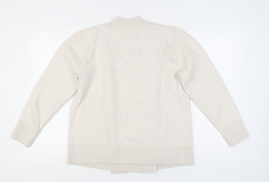 Womens UK Size M H&M Ivory Pullover Jumper