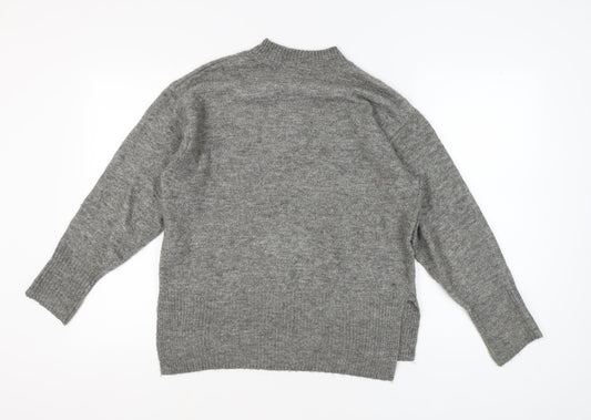 Womens UK Size XS H&M Grey Pullover Jumper