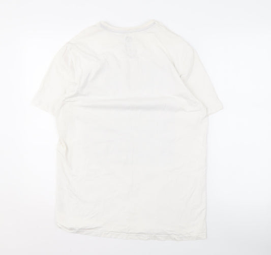 George Men's White PlayStation Graphic T-Shirt M