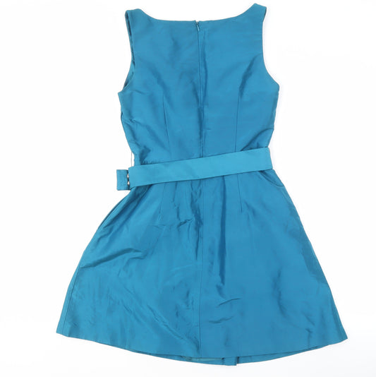 Coast Women's Blue A-Line Sleeveless Party Dress