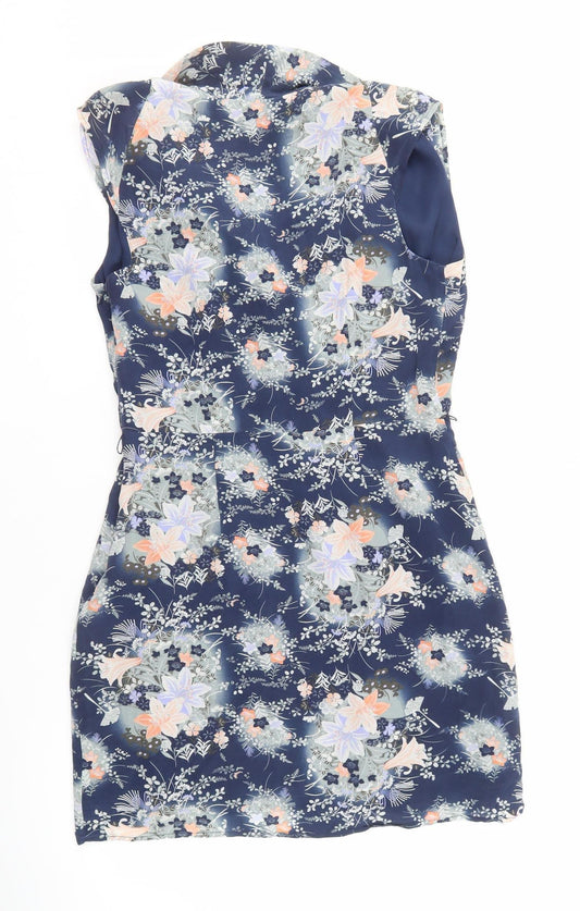 Oasis Silk Floral Dress Women's Multicoloured Size 12