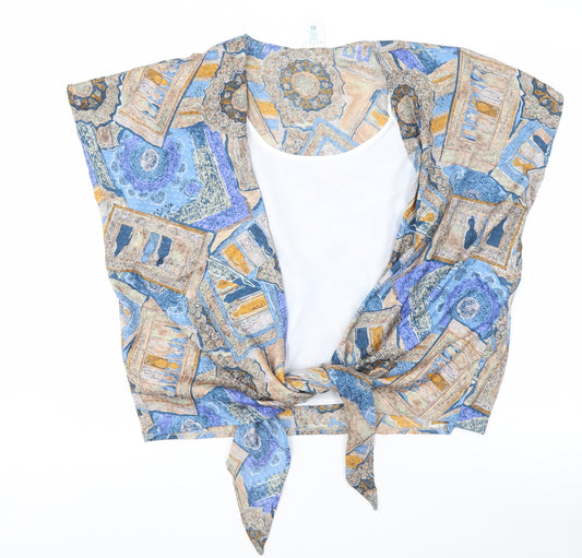 Womens UK Size 18 C&A Multicoloured Wrap