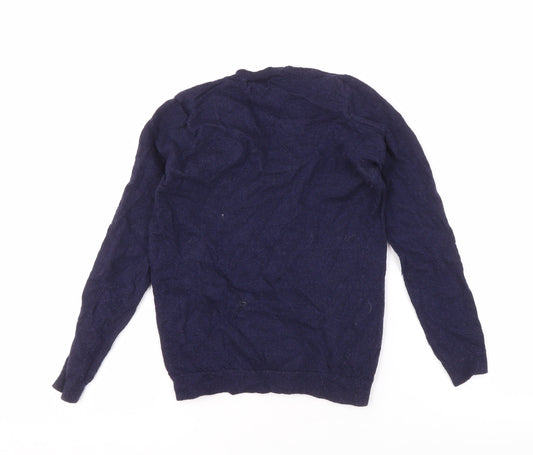 Womens UK Size 10 Zara Blue Pullover Jumper
