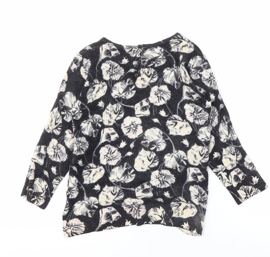 Clements Ribeiro Women's Floral Wool Pullover Jumper