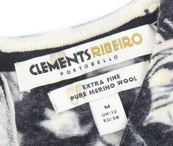 Clements Ribeiro Women's Floral Wool Pullover Jumper