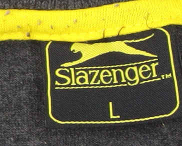 Slazenger Men's Grey Crew Neck T-Shirt, L