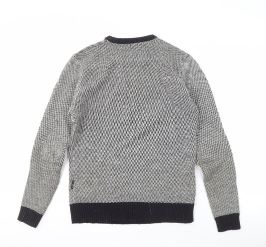 French Connection Men's Black Pullover Jumper, Size S