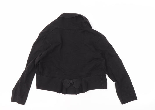 Womens UK Size M Monsoon Black Cardigan Jumper