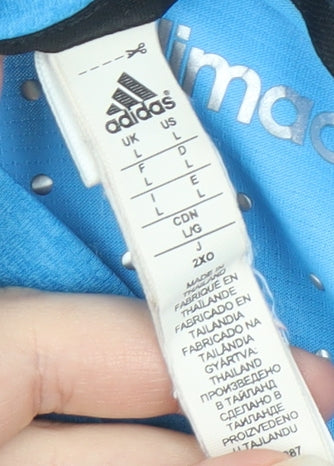 Adidas Men's Blue T-Shirt Size L for Training