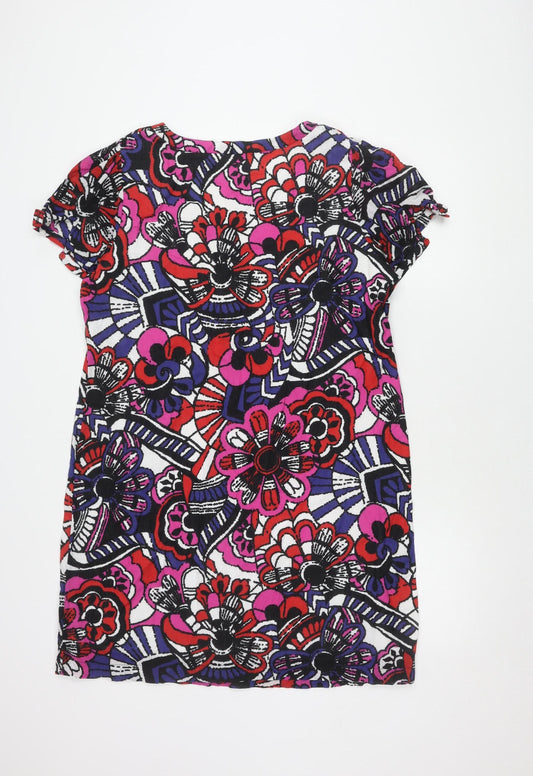 Marks and Spencer Women Multicoloured Floral Dress, Size 18