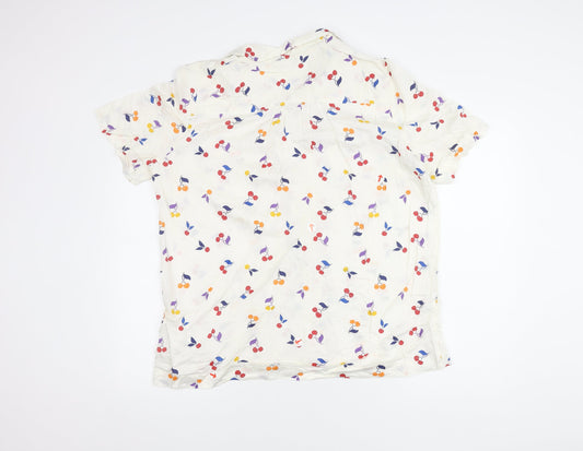 Womens UK Size 20 NEXT Multicoloured Basic Button-Up