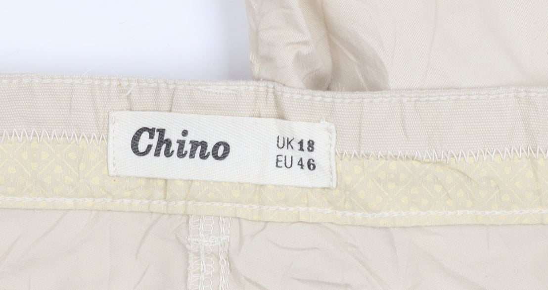 New Look Beige Chino Trousers Men's Size 18