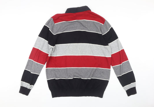 Atlantic Bay Men's Multicoloured L Pullover Jumper