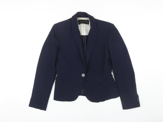 Womens UK Size S Zara Basic Blue