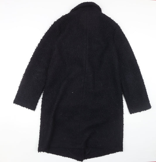 Dunnes Women's Black XS Pea Coat Mid-Length Winter