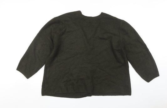 Womens UK Size 12 Zara Black Cardigan Jumper