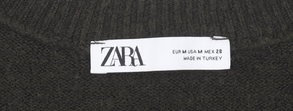 Womens UK Size 12 Zara Black Cardigan Jumper