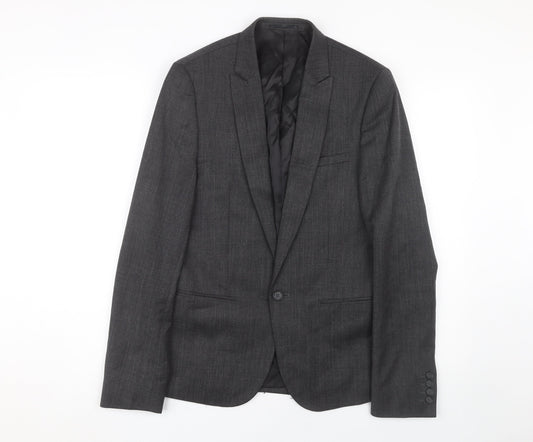 Mens UK Size 36 ASOS Regular Grey Suit Jacket
