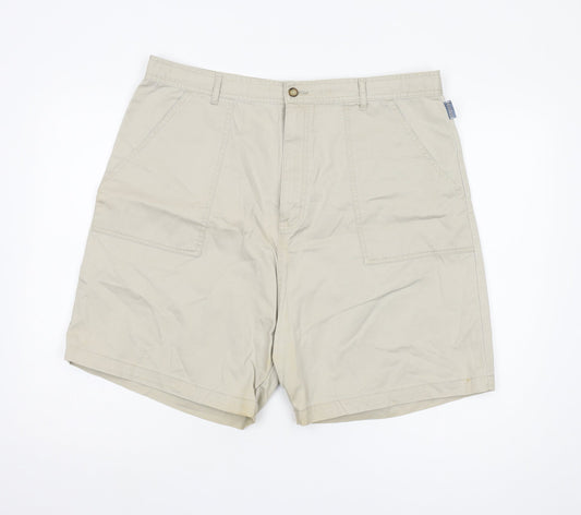 Additional front view of East Coast Beige Chino Shorts - unisex, size 20