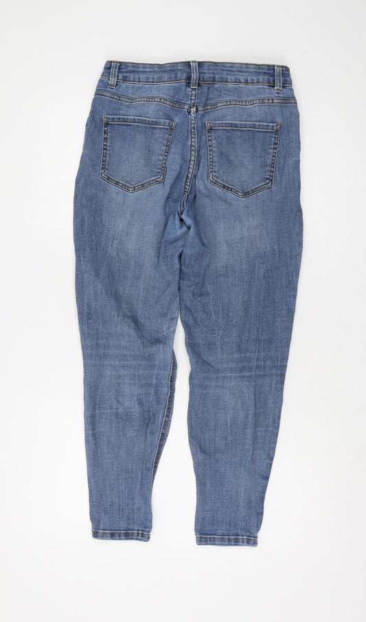 New Look Women's Blue Size 12 Short Denim Jeans