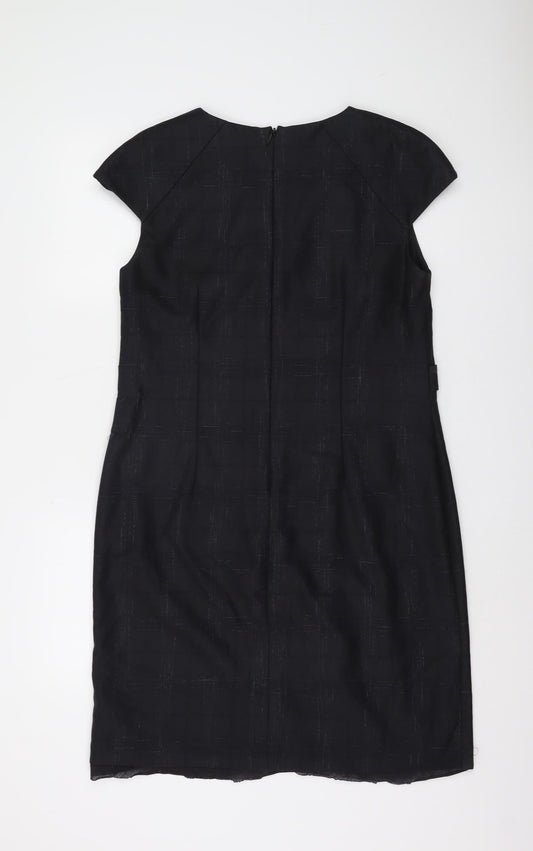 Next Women's Black Sheath Dress - Size 14, Classic Workwear