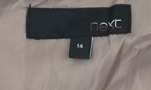 Next Women's Brown Halter Dress Size 14