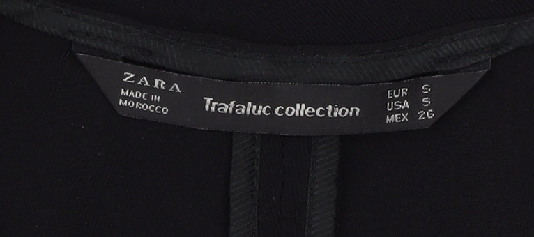 Zara Women's Black Long Sleeve Jumpsuit Size 8