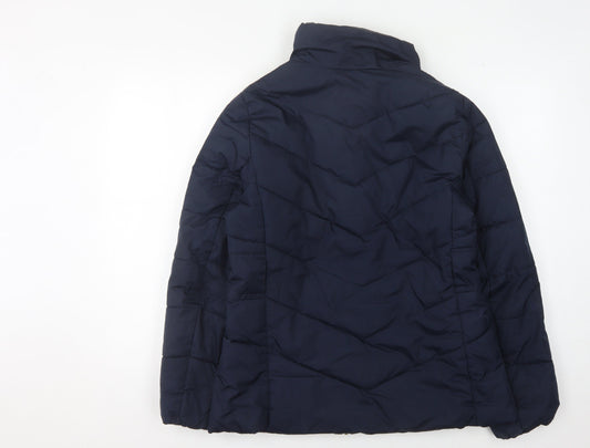 Womens UK Size M Gap Blue Puffer Jacket