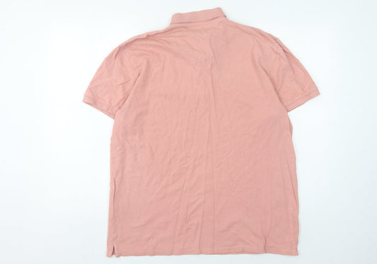 Jack & Jones Men's Pink XL Polo Shirt