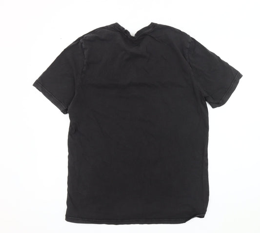 Route 66 Men's Black Graphic T-Shirt, Large