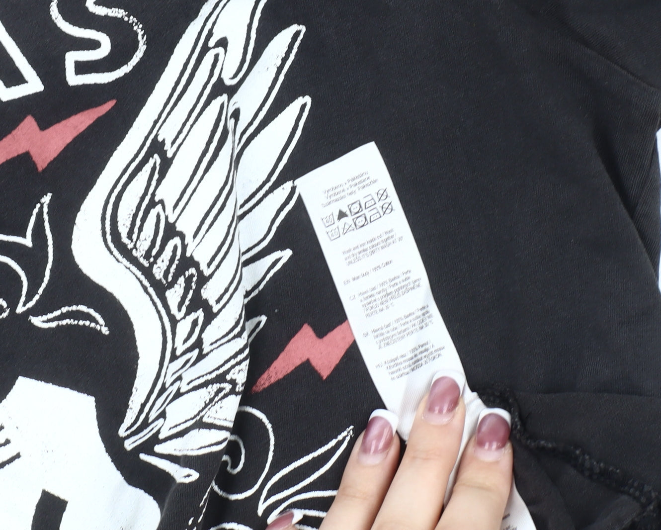 Route 66 Men's Black Graphic T-Shirt, Large