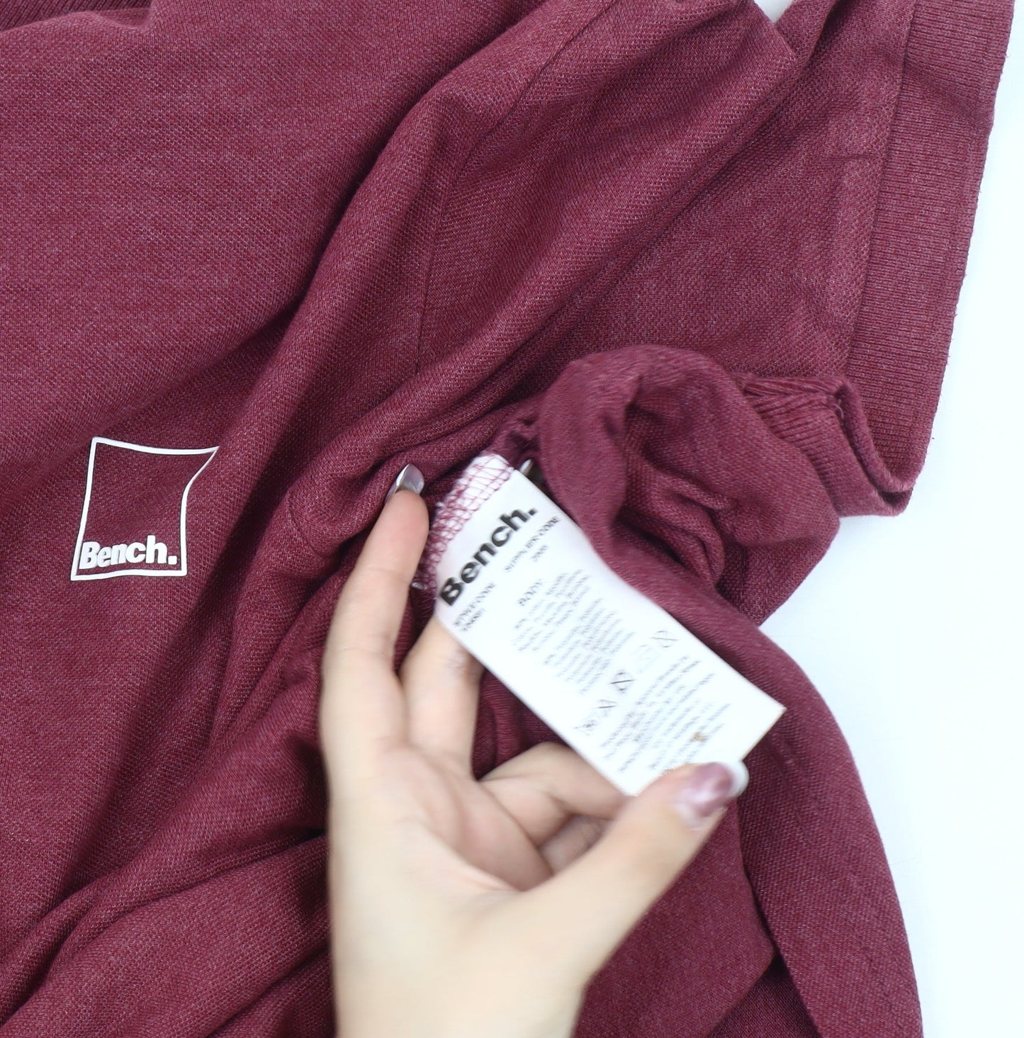 Bench Men's Red polo shirt Size 2XL