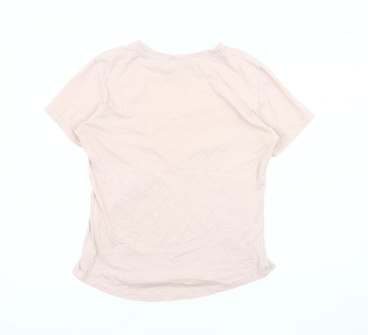 Champion Women's Pink T-Shirt M Crew Neck