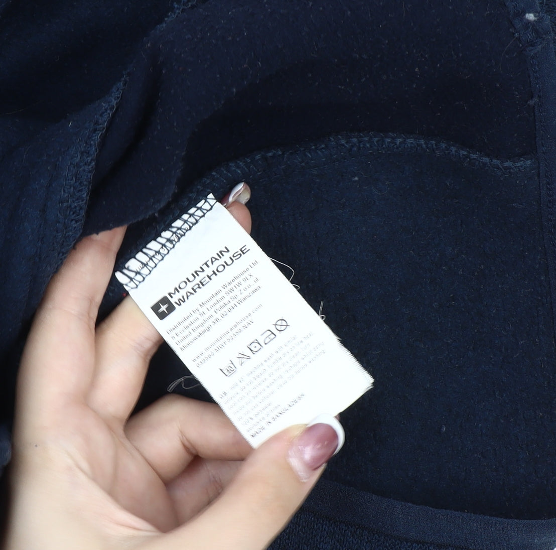 Mens UK Size S Mountain Warehouse Blue Basic Jacket