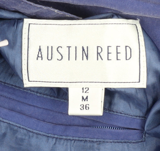 Austin Reed Women's Blue Overcoat, Size 12