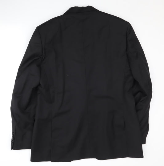 Mens UK Size 42 Jaeger Regular Black Suit Jacket