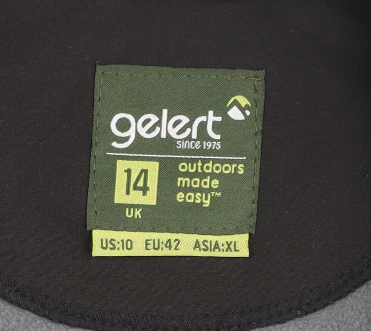 Gelert Women's Black Jacket Size 14 Full Zip