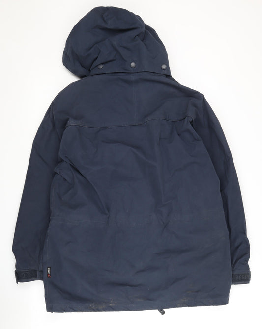 Mens UK Size L Trespass Blue Parka Coat