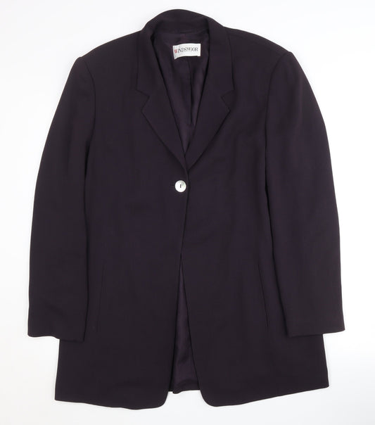 Womens UK Size 16 Windsmoor Regular Black Blazer
