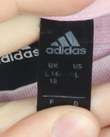 Adidas Women's Pink Tank Top, L 16-18