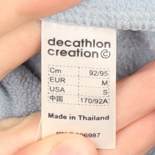 Womens UK Size 12 DECATHLON Blue Full Zip Sweatshirt