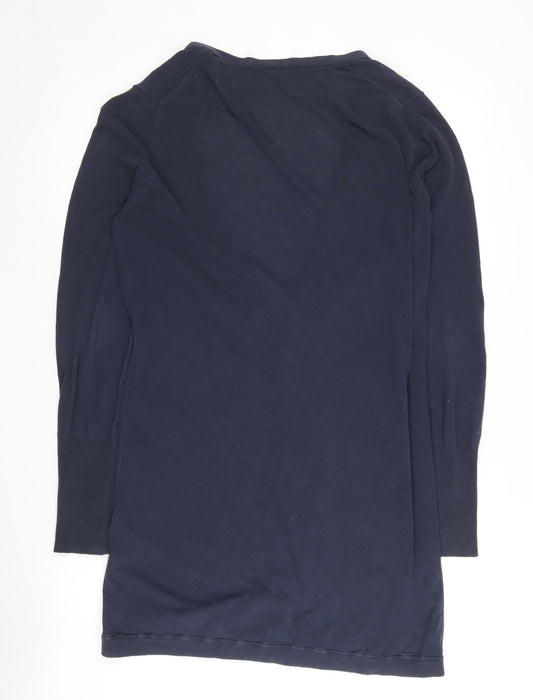 COS Women's Blue Cardigan Size S, Cotton, Buttoned