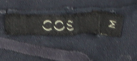 COS Women's Blue Cardigan Size S, Cotton, Buttoned