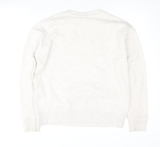Womens UK Size 2XS Disney Ivory Pullover Sweatshirt