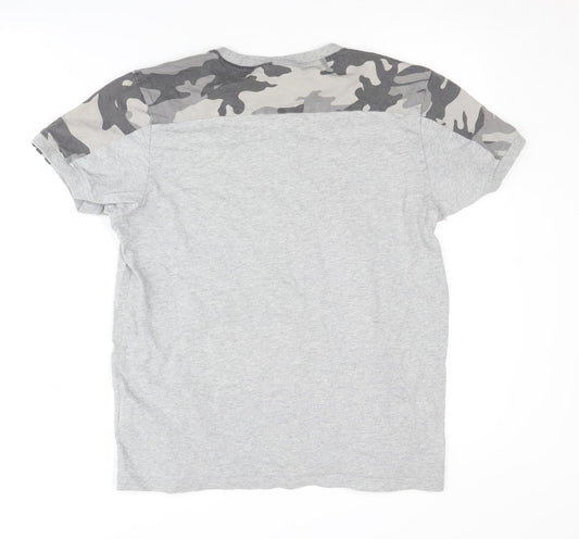 Unisex Adults UK Size 8 adidas Grey Basic T-Shirt
