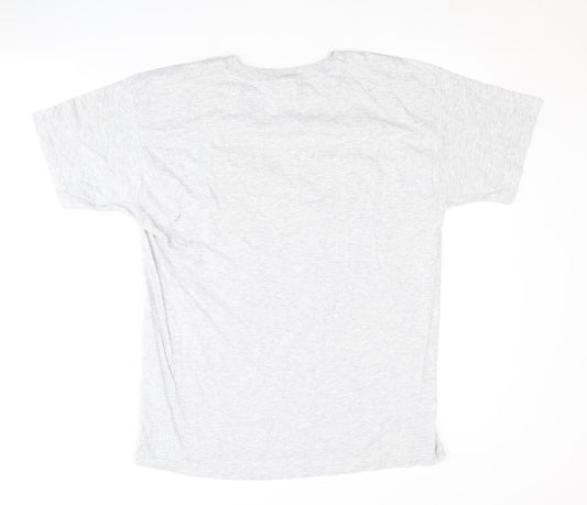 Star Wars Men’s Grey Medium Movie T-Shirt Crew Neck