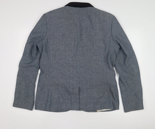 Mens UK Size 42 Topman Blue Basic Jacket