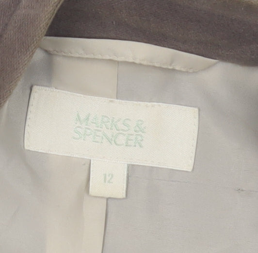 Marks & Spencer Women's Brown Jacket Size 12