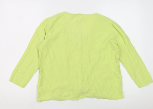 Womens UK Size 10 White Stuff Green Pullover Jumper